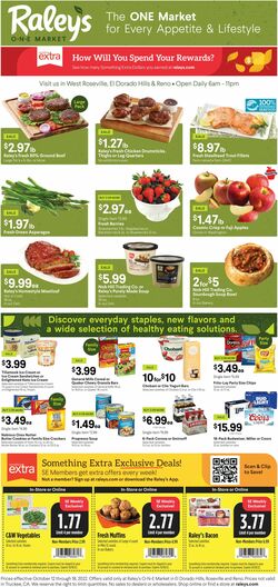 Catalogue Raley's from 10/12/2022