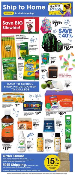 Catalogue Ralphs from 08/18/2021