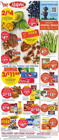 Catalogue Ralphs from 02/23/2022