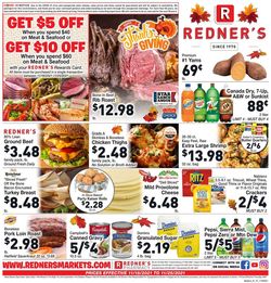 Catalogue Redner’s Warehouse Market THANKSGIVING 2021 from 11/18/2021