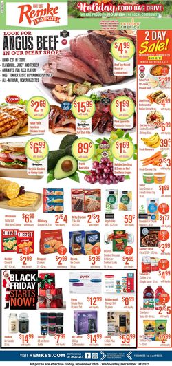 Catalogue Remke Markets BLACK FRIDAY 2021 from 11/26/2021