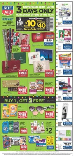 Catalogue Rite Aid - Cyber Week Ad 2019 from 11/28/2019