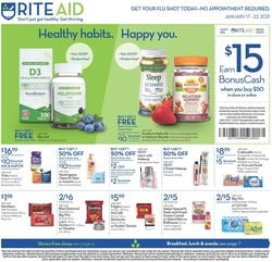 Catalogue Rite Aid from 01/17/2021