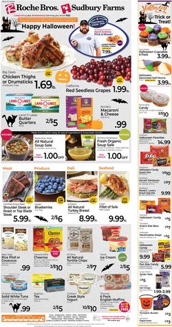 Catalogue Roche Bros. Supermarkets HALLOWEEN 2021 from 10/22/2021