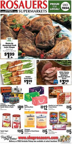 Current weekly ad Rosauers