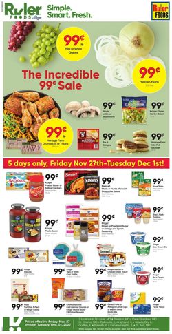 Catalogue Ruler Foods Black Friday 2020 from 11/27/2020
