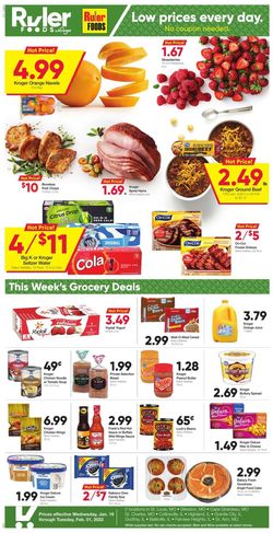 Current weekly ad Ruler Foods