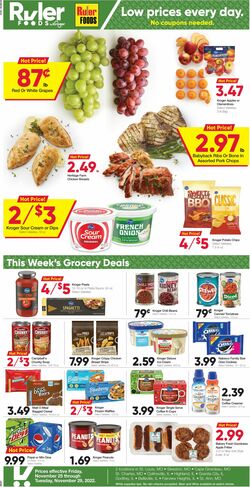Current weekly ad Ruler Foods
