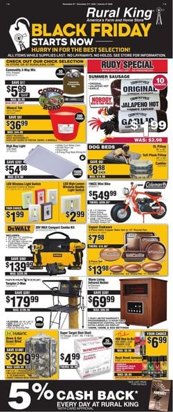 Catalogue Rural King Black Friday 2020 from 11/08/2020