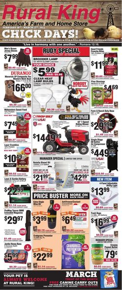 Catalogue Rural King from 02/28/2021