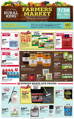 Catalogue Rural King from 07/24/2025