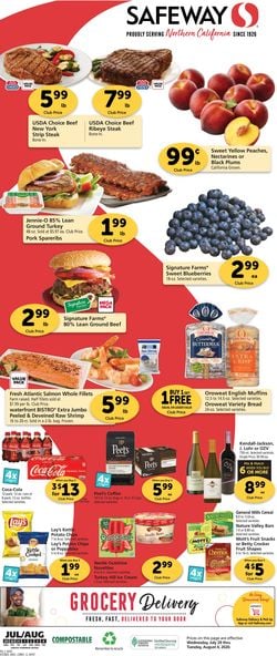 Catalogue Safeway from 07/29/2020