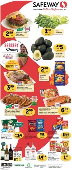 Catalogue Safeway from 10/21/2020