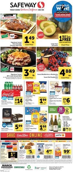 Catalogue Safeway from 03/10/2021