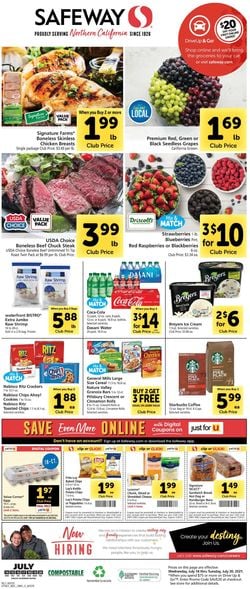 Catalogue Safeway from 07/14/2021