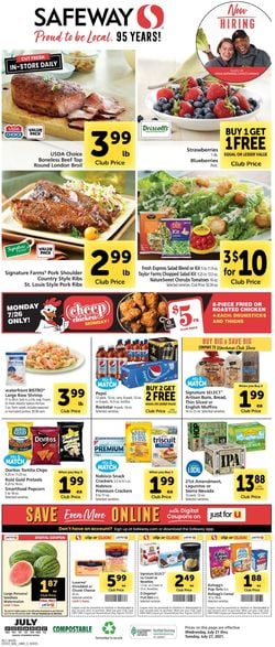 Catalogue Safeway from 07/21/2021