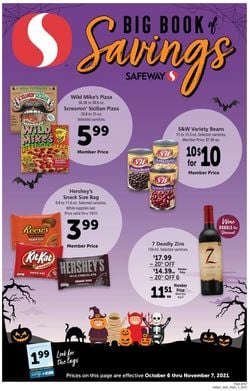 Catalogue Safeway Halloween 2021 from 10/06/2021