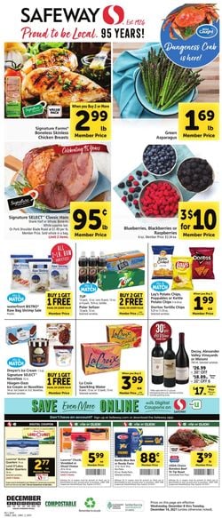 Catalogue Safeway HOLIDAY 2021 from 12/08/2021