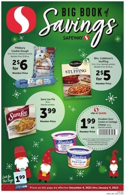 Catalogue Safeway HOLIDAY 2021 from 12/06/2021