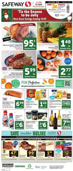 Catalogue Safeway HOLIDAY 2021 from 12/15/2021