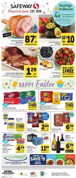 Catalogue Safeway EASTER 2022 from 04/13/2022