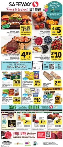 Catalogue Safeway from 04/20/2022