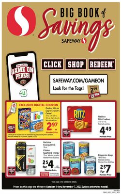 Catalogue Safeway from 10/04/2023