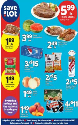 Current weekly ad Save a Lot
