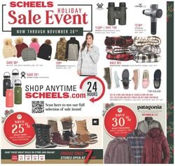 Catalogue Scheels Black Friday 2020 from 11/26/2020