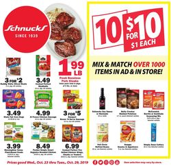 Catalogue Schnucks from 10/23/2019