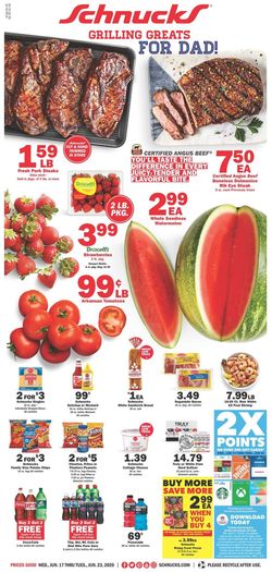 Catalogue Schnucks from 06/17/2020