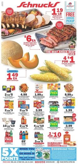 Catalogue Schnucks from 08/19/2020