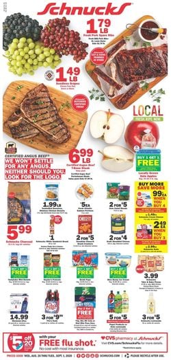 Catalogue Schnucks from 08/26/2020