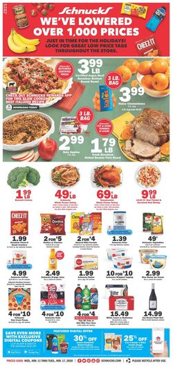 Catalogue Schnucks from 11/11/2020