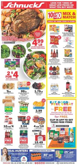 Catalogue Schnucks from 01/20/2021