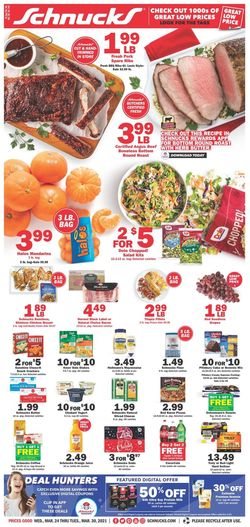 Catalogue Schnucks from 03/24/2021