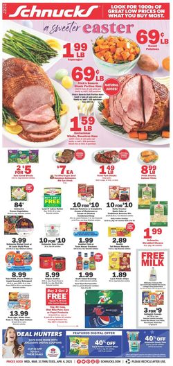 Catalogue Schnucks Easter 2021 from 03/31/2021