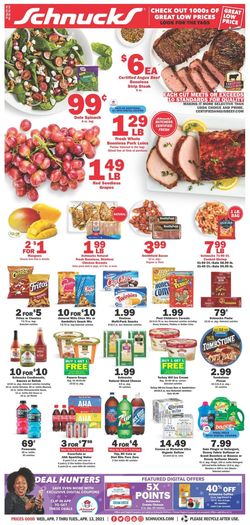 Catalogue Schnucks from 04/07/2021