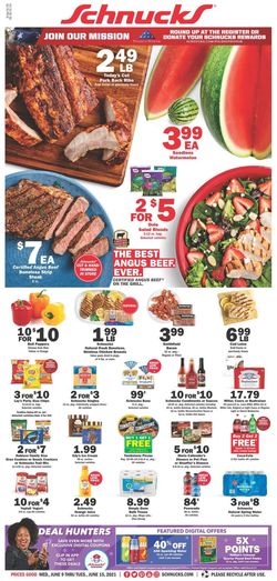 Catalogue Schnucks from 06/09/2021