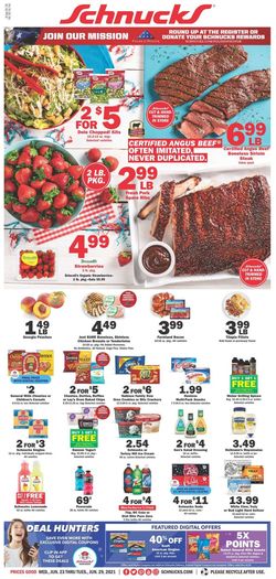 Catalogue Schnucks from 06/23/2021