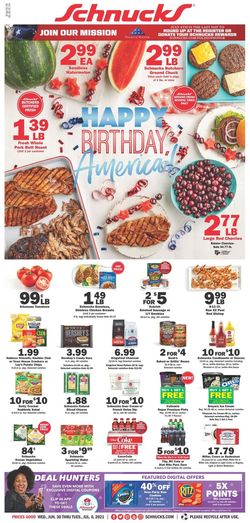 Catalogue Schnucks from 06/30/2021