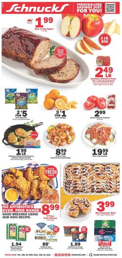 Catalogue Schnucks from 11/26/2021