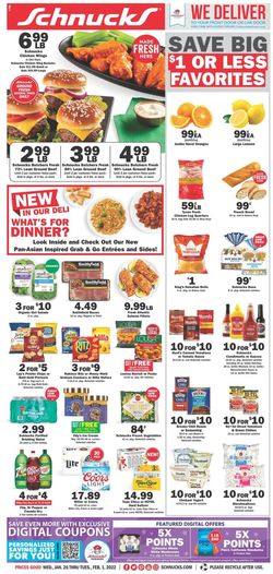 Catalogue Schnucks from 01/26/2022