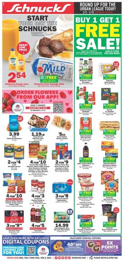 Catalogue Schnucks from 02/02/2022