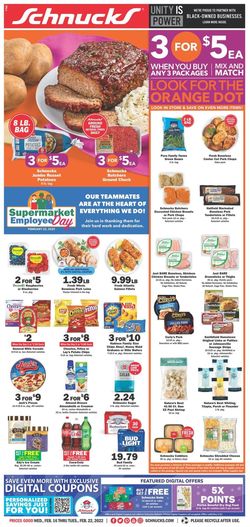 Catalogue Schnucks from 02/16/2022