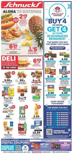 Catalogue Schnucks from 04/27/2022