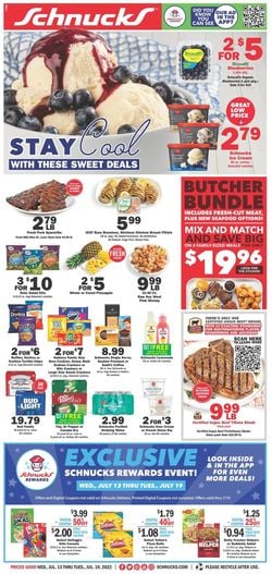 Catalogue Schnucks from 07/13/2022