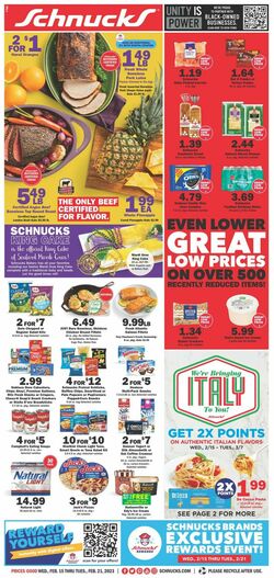 Catalogue Schnucks from 02/15/2023