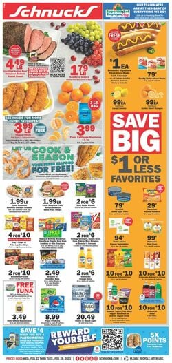 Catalogue Schnucks from 02/22/2023