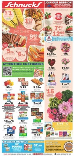 Catalogue Schnucks from 05/10/2023